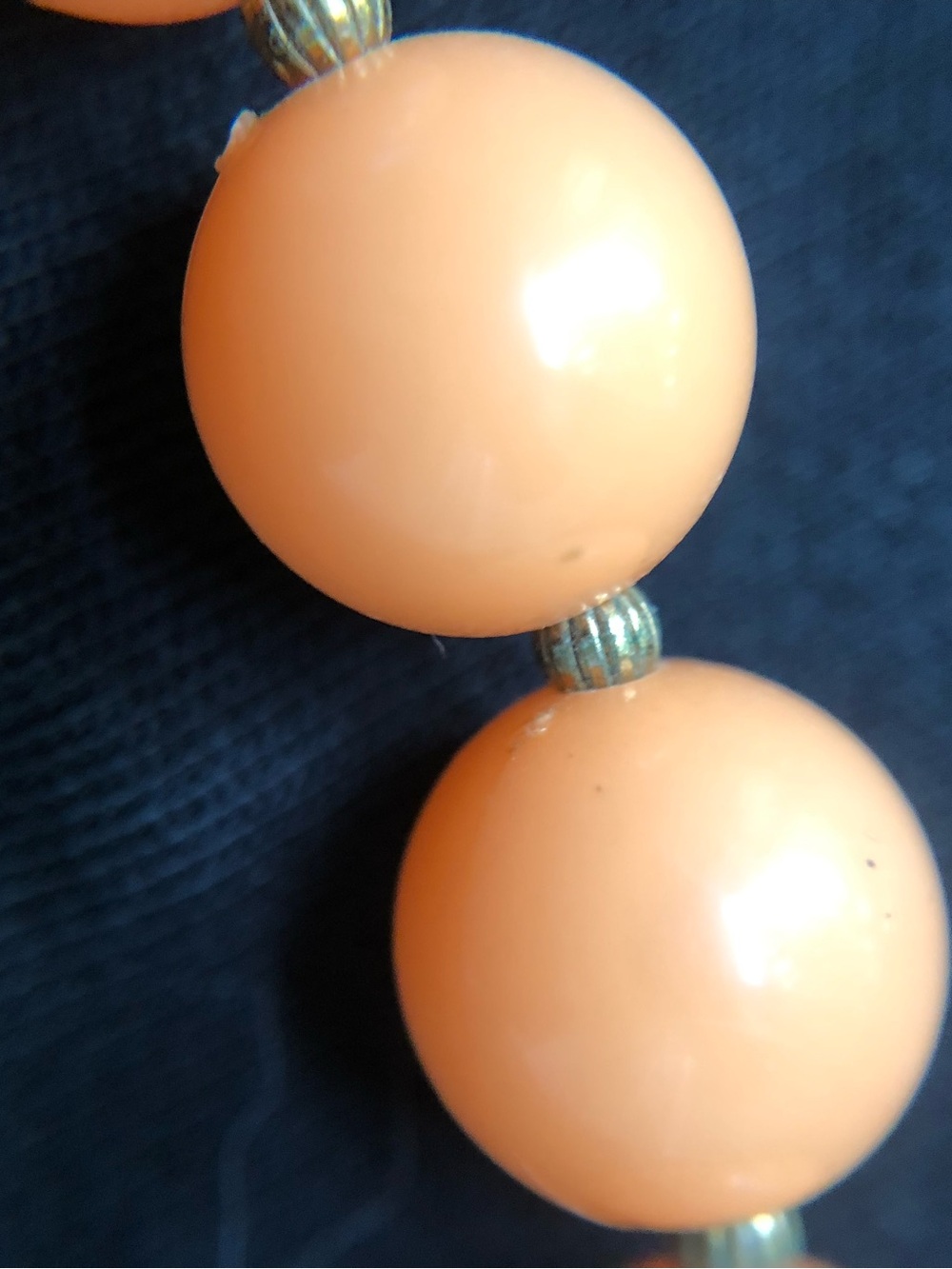 🍊Orange Beaded Necklace🍊 - Picture 4 of 5